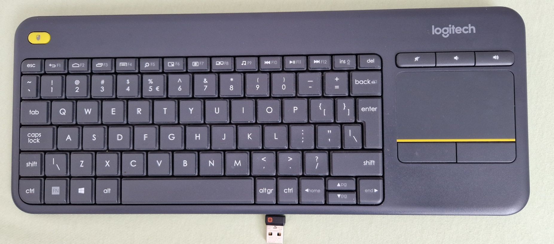 Klawiatura bezprzewodowa Logitech K400 plus