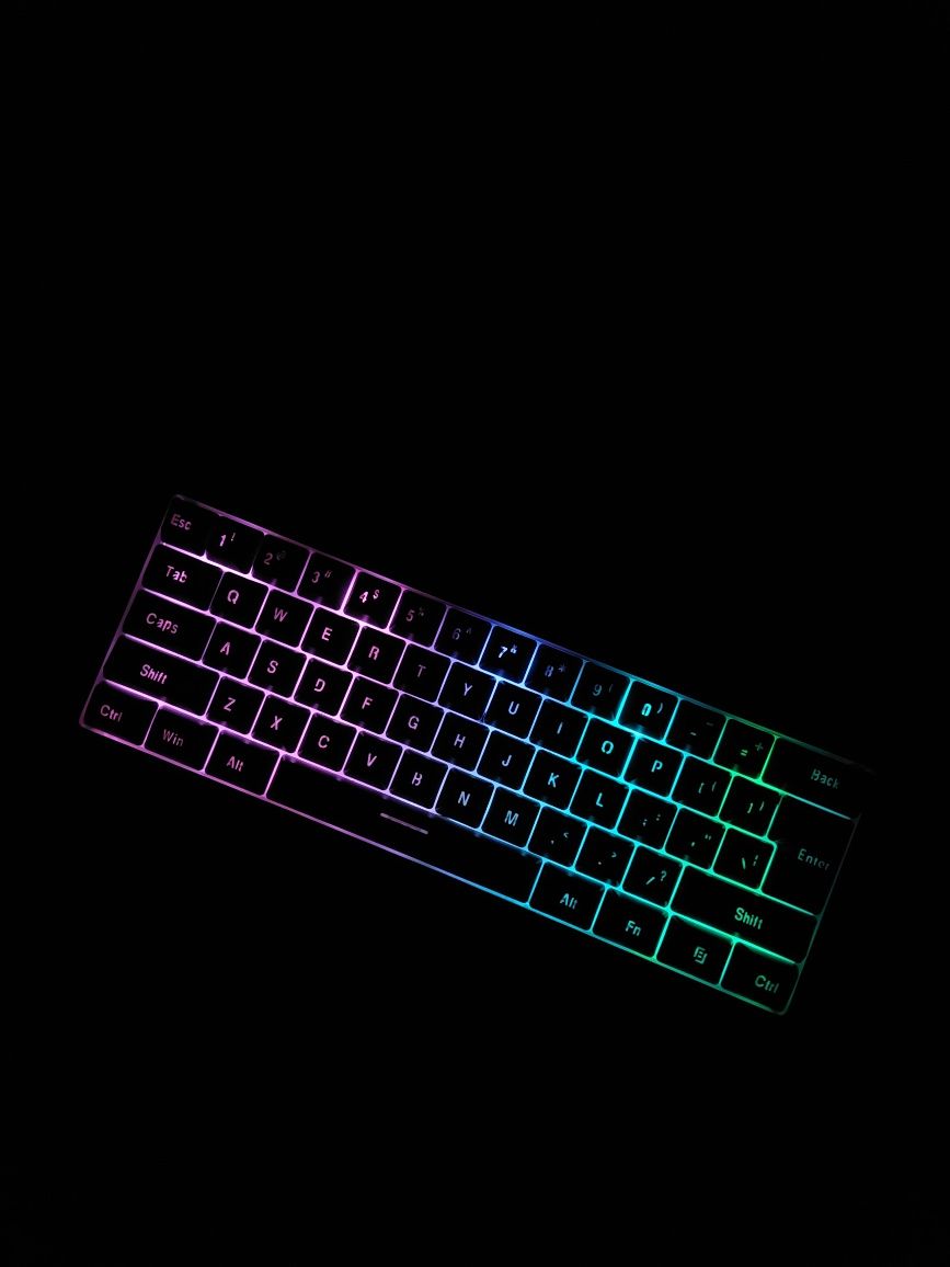 Teclado 61 Keys RGB