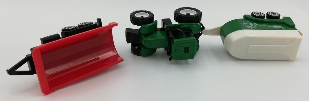 Nowy Ciągnik traktor zabawkowy 2 przyczepy dla dzieci