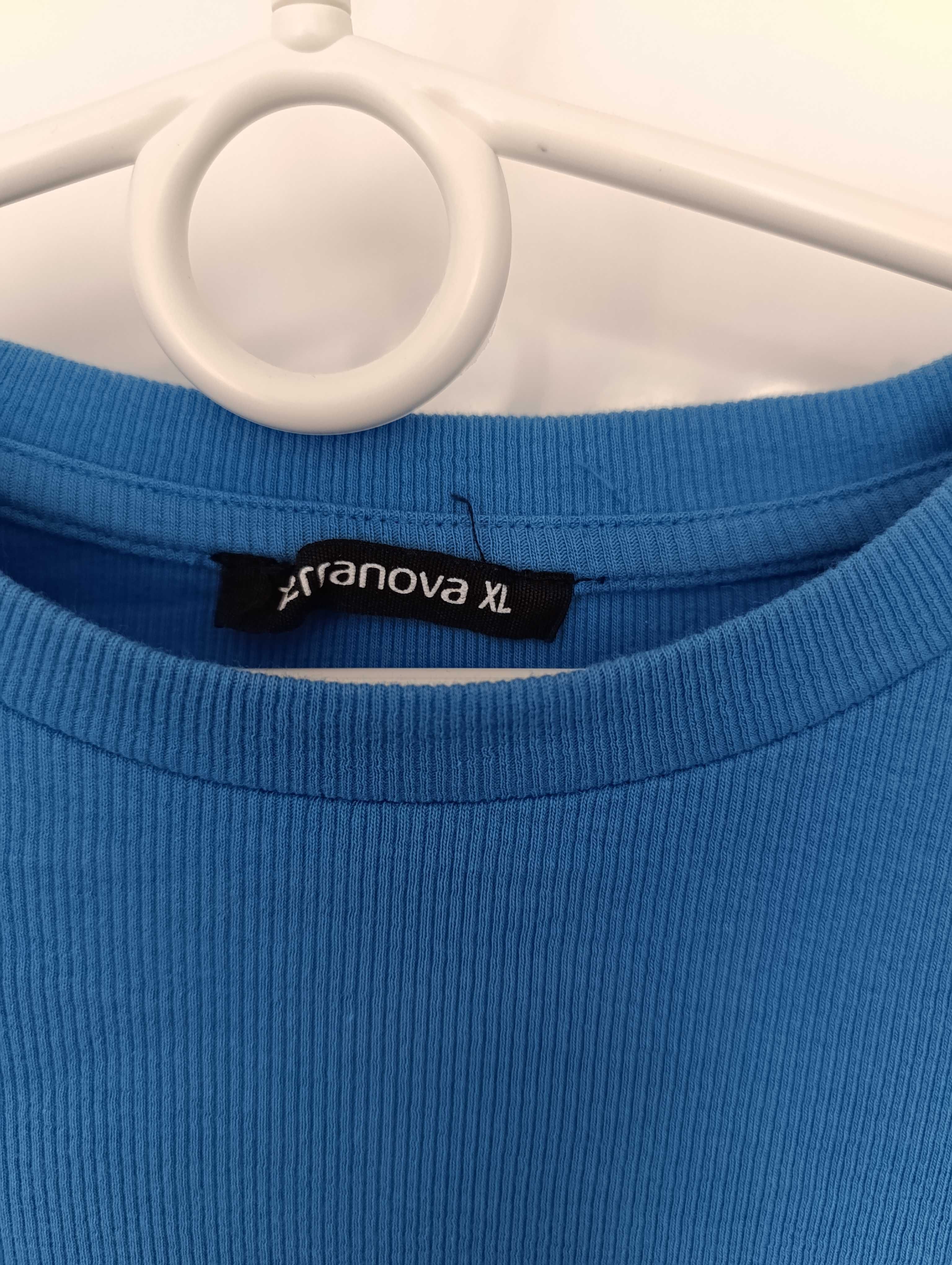 Crop top koszulka t-shirt Terranova XL