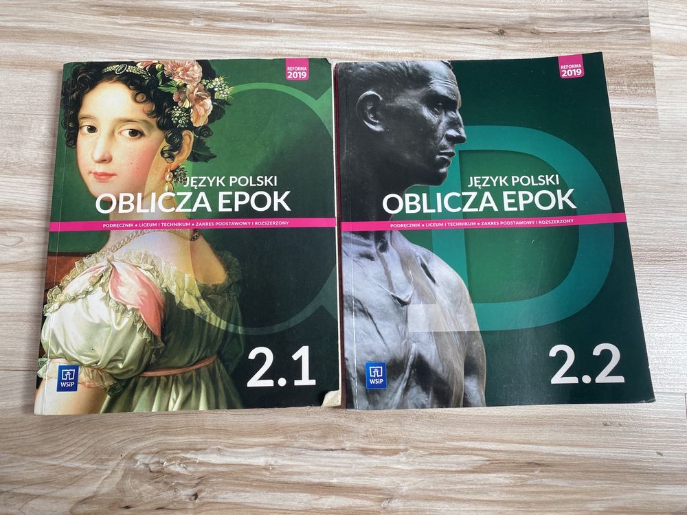 Podręczniki Oblicza Epok 2.1 i 2.2 poziom podstawowy i rozszerzony