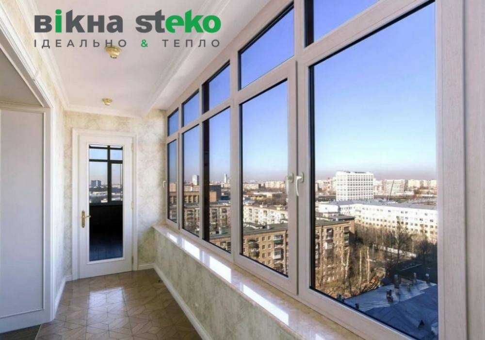 Пластиковые ОКНА Двери в Одессе! ВІКНO Steko V-62 ЗНИЖКИ 40%