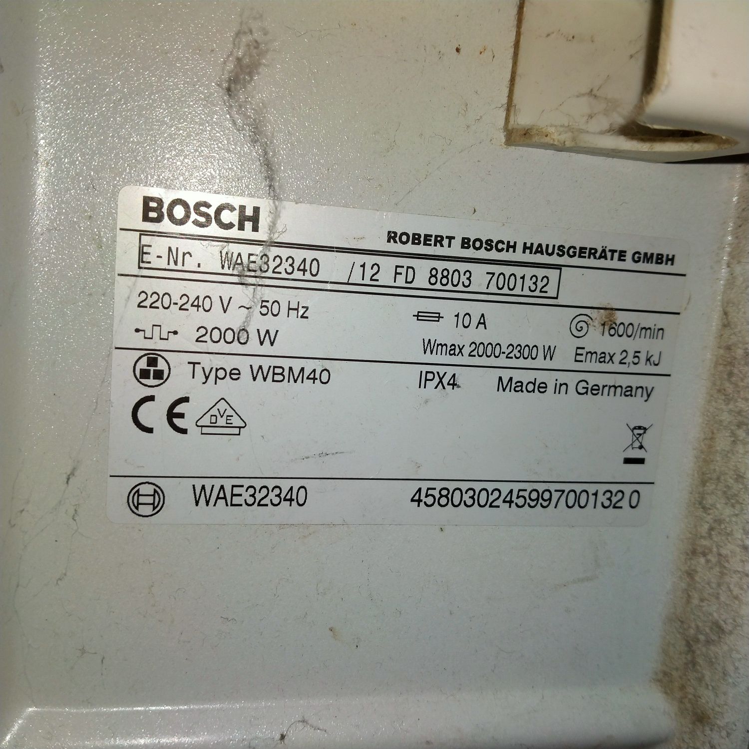 Пральна машина BOSCH Maxx 6