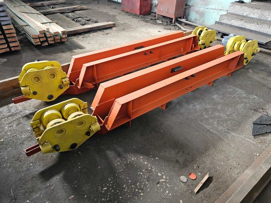 Кінцеві балки, візки- підвісні  в.п. 3,2-5 тн. тельфер , лебідка