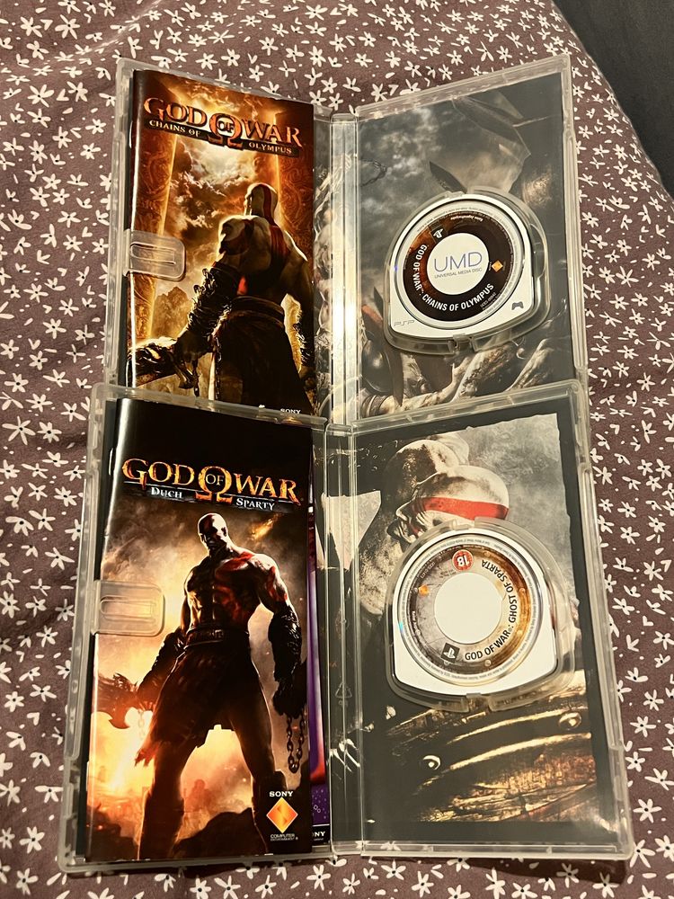 God of war (duch sparty i chains of olympus) gry na psp, zestaw