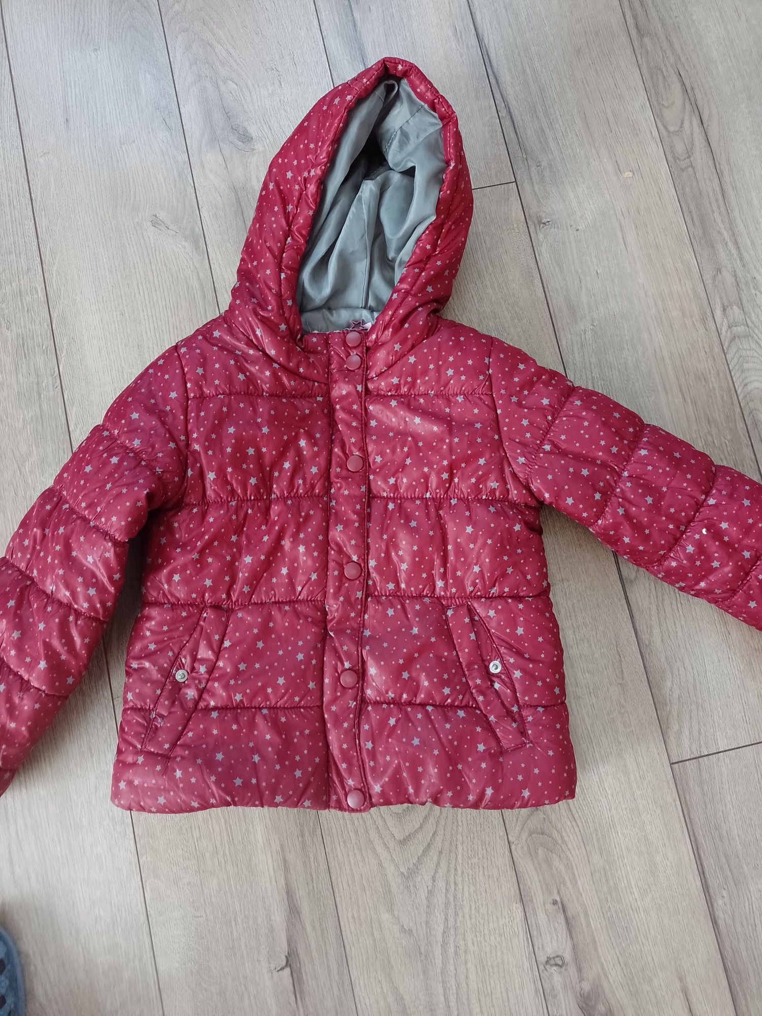 Płaszcz dla dziewczynki 6-7 lat plus kurtka