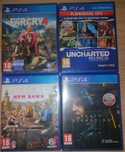 Gry ps4 ps5 far cry death standing uncharted kolekcja