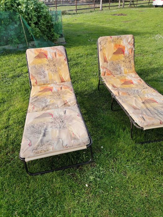 Leżaki ogrodowe składane