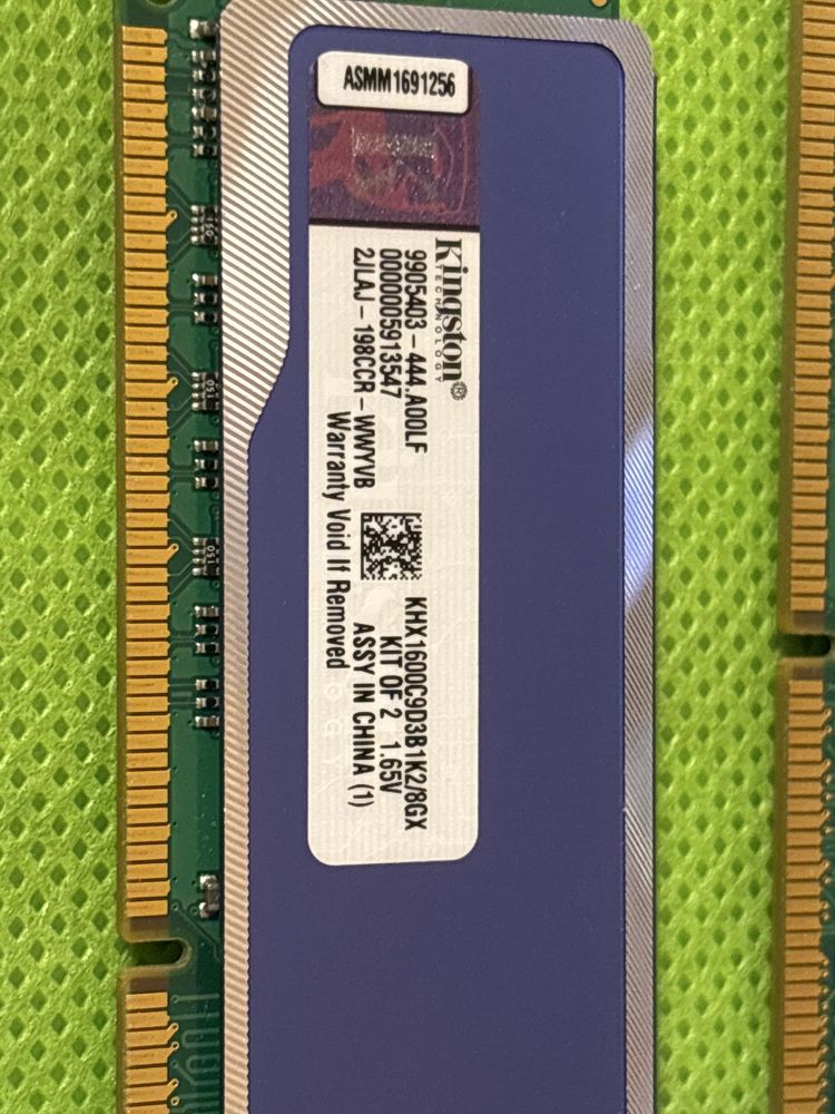 Pamięć ram Kingston HyperX blu. DDR3 8GB (2x4GB)