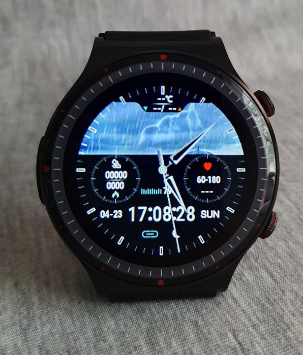 Zegarek zdrowotny Smartwatch Knauermann Pro 2 (2023) czarny