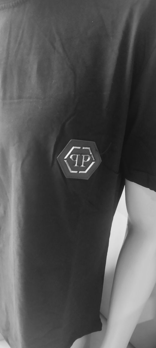 Czarny T-shirt męski Philipp Plein r.L