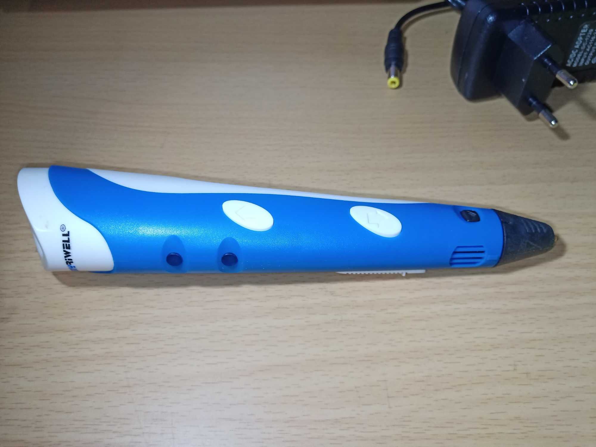 3D-ручка MYRIWELL RP-100A + 2 новых набора стержней по 20 цветов (ABS)