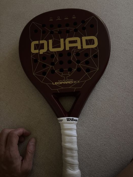 Raquete Padel quad leopard 2025