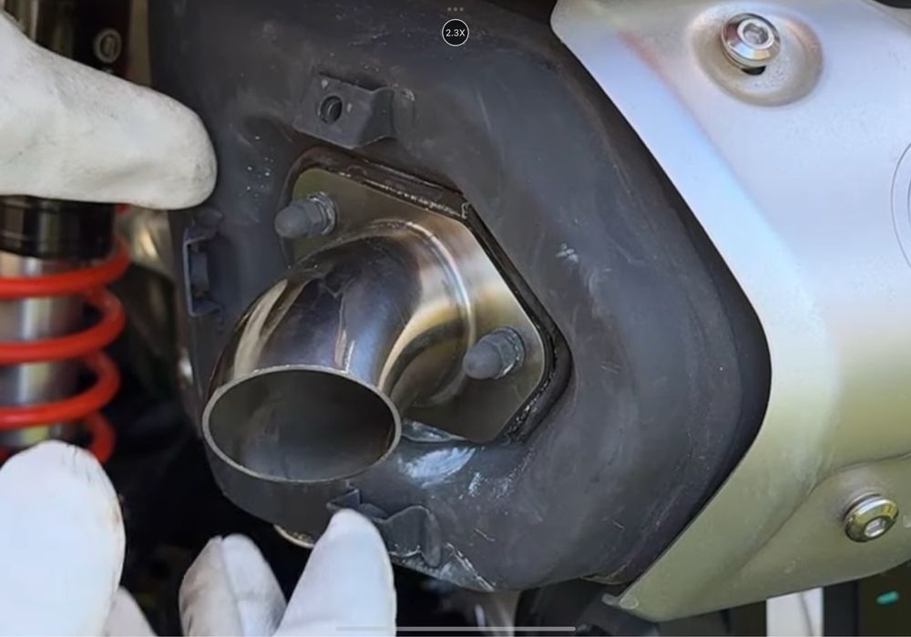 Прямоточни флейти выхлопа на cf moto 850/1000 24+