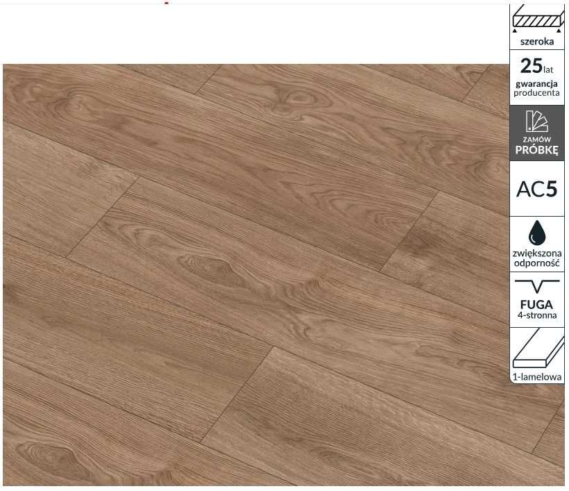 (4m2) panele wodoodporne classen dąb cassada pride 56699 ac5 8mm