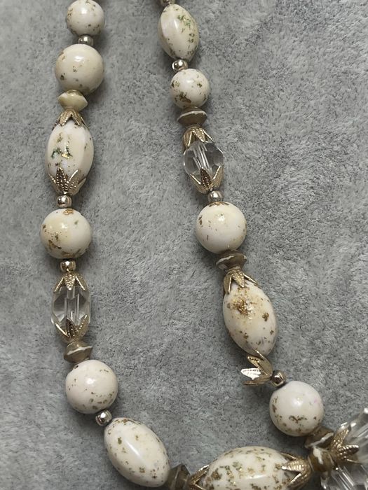 Jablonex Stary Naszyjnik z Kryształami z Prl