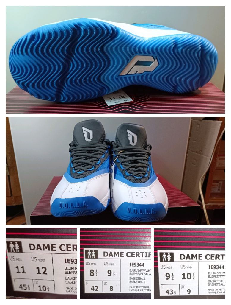 Баскетбольные кроссовки Adidas Dame Certified 2.0