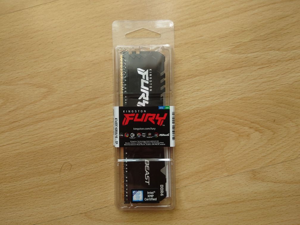 Pamięć RAM Kingston Fury Beast 16GB 3200MHz DDR4 RGB