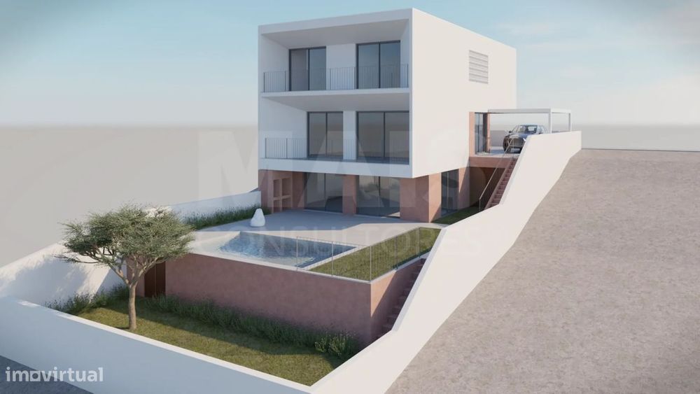 Moradia T5 com piscina em Fonte Santa, Vialonga ( chave na mão)