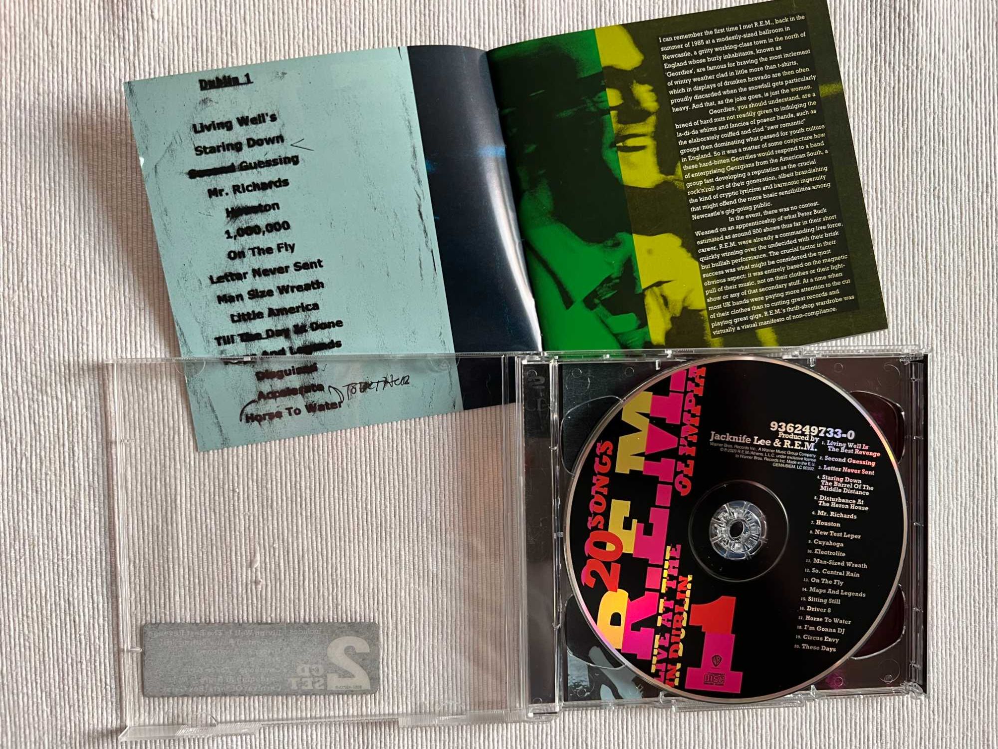 REM Live at the Olympia in Dublin 2 CD super stan