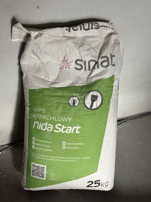 Gips szpachlowy Nida Start 25 kg