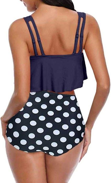 Nowy damski strój kąpielowy / majtki / wysoki stan / koszulka !M!