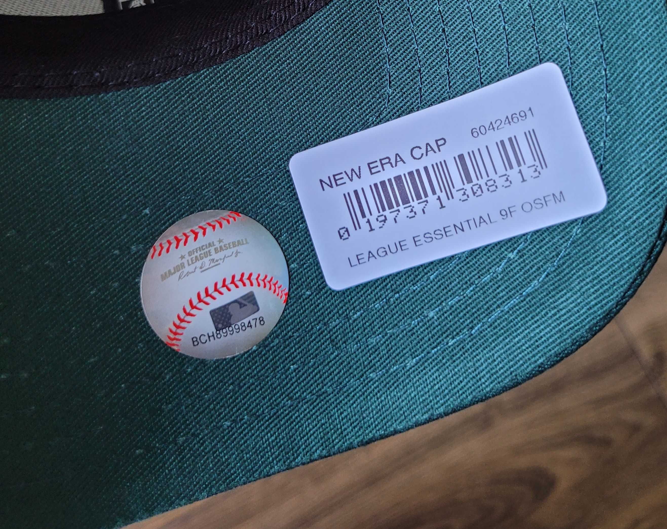 czapka z daszkiem New Era 9Forty NY New York Yankees MLB zielona NOWA