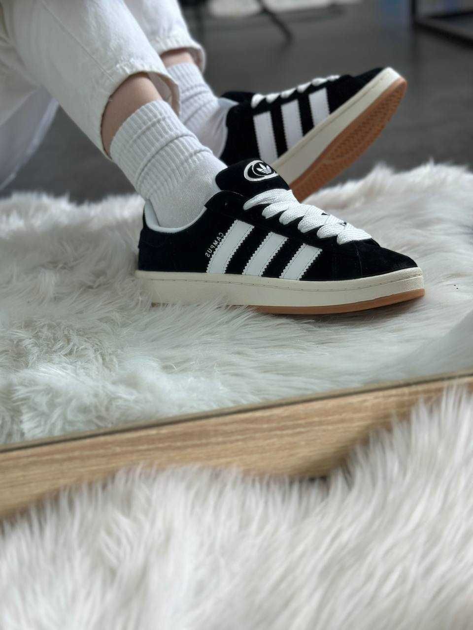 Кросівки Adidas Campus 00s Black White Кампус