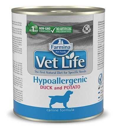 Farmina Vet Life Hypoallergenic Kaczka ziemniaki 300g x 6