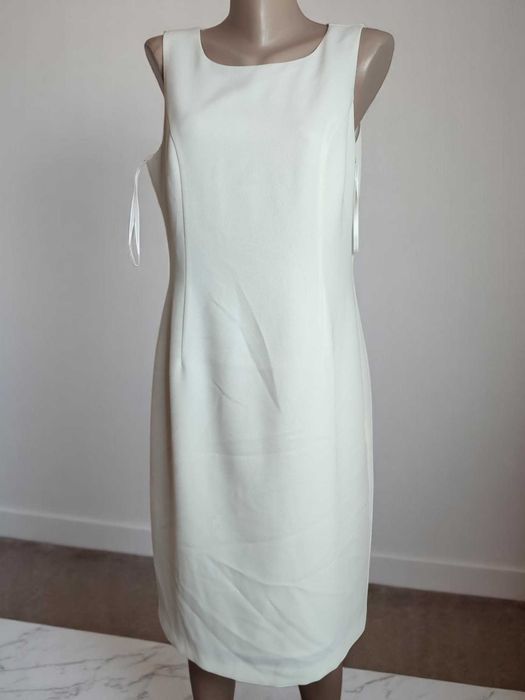 Елегантне кремове пальто-піджак Mark Angelo (розмір 48)