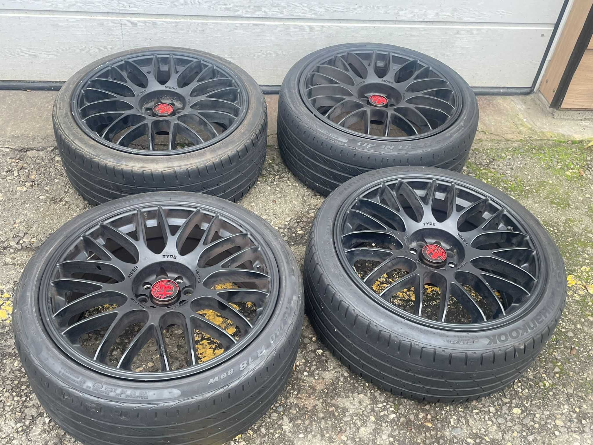Felgi Tenzo-R 18" 4x98 i 4x100 dystanse + szpilki Alfa Romeo Fiat