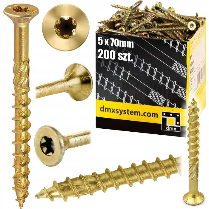 Wkręt ciesielski 21 zł/kg stożkowy spax 5 kg klimas dmx wysyłka