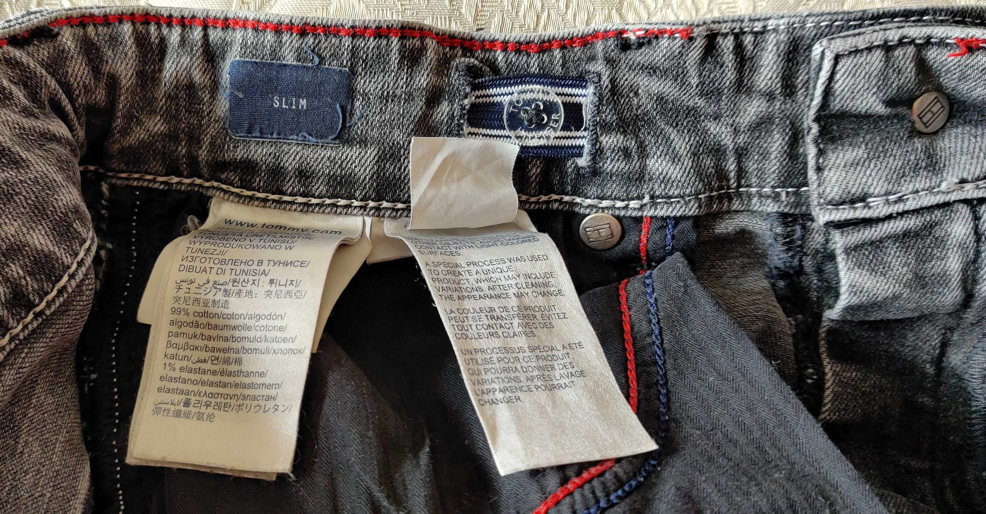 Jeans de rapaz marca Tommy Hilfiger (164cm)