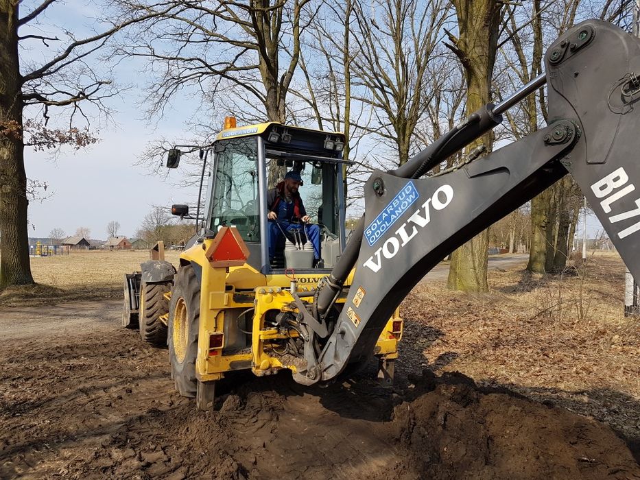 Usługi koparko-ładowarką, mini koparką, autem z HDS , transport .