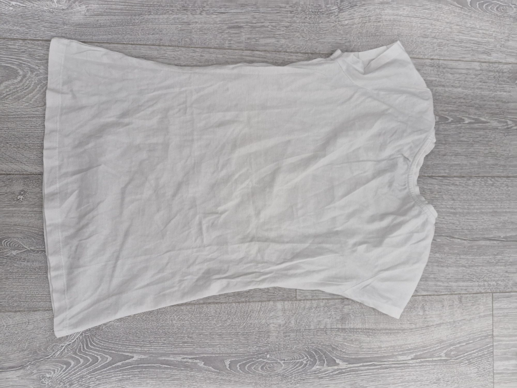 RESERVED tshirt damski bialy w groszki rozmiar XS