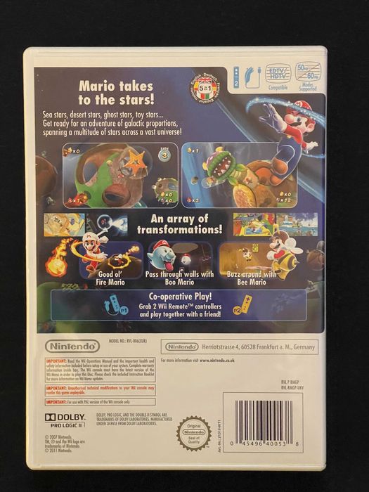Super Mario Galaxy – Nintendo Wii – stan bardzo dobry