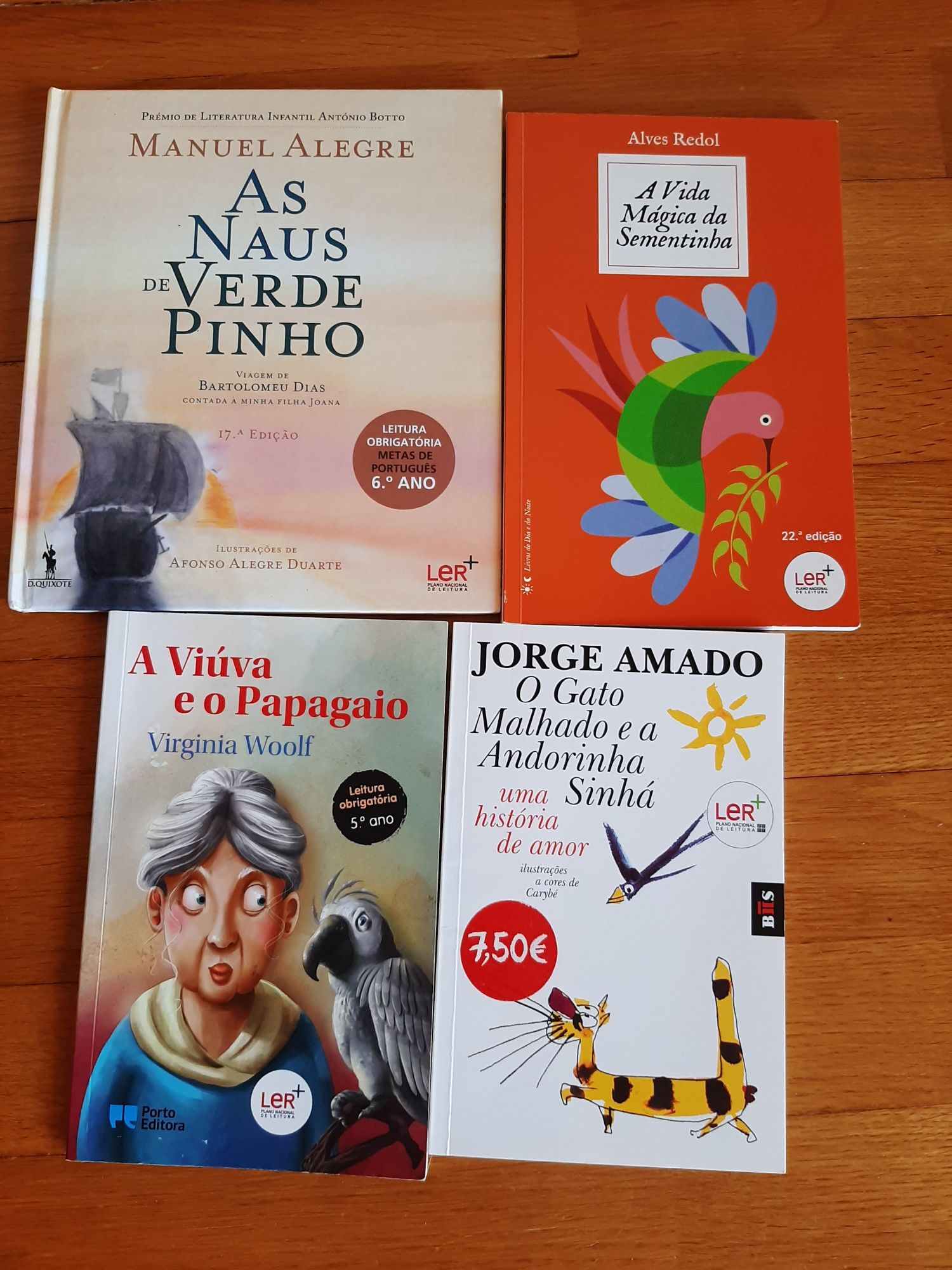 Livros de leitura obrigatória 5° ao 8° anos