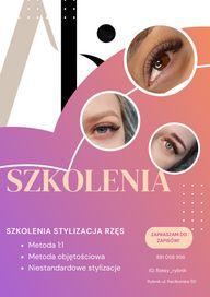 Szkolenie ze stylizacji Rzęs kurs metodą objętościową rzęsy instagram