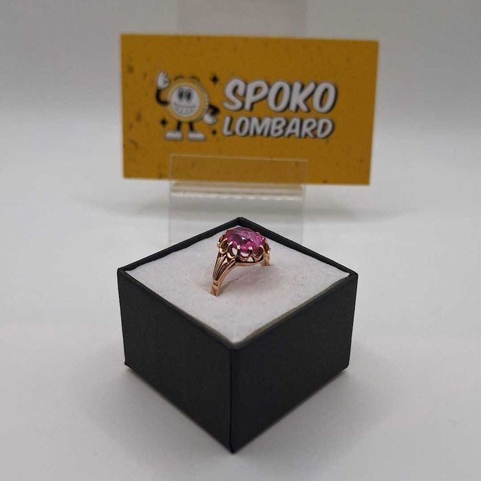 Pierścionek złoty 3,55gr SPOKO LOMBARD BEŁCHATÓW skup złota