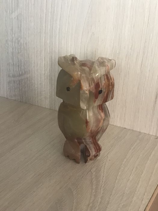 Фигурка совы из оникса