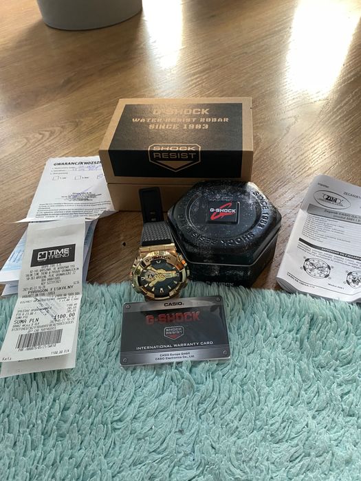 Casio G Shock złoty