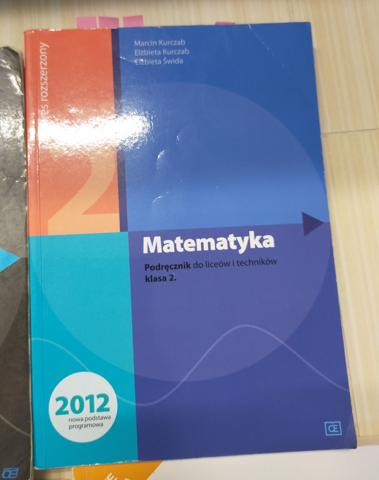 Książki do matematyki Kurczab podręcznik i zbiór zadań