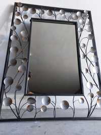 Espelho de parede moderno e decorativo - metal escovado
