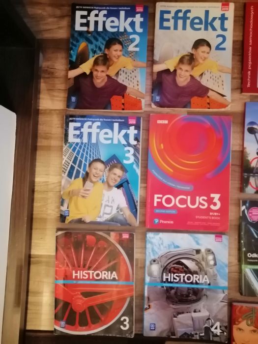 Podręczniki do szkoły średniej: klasa 1/2/3/4.