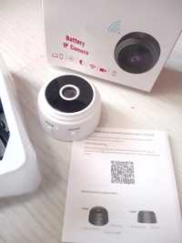 Camera wifi mini  com bateria NOVA