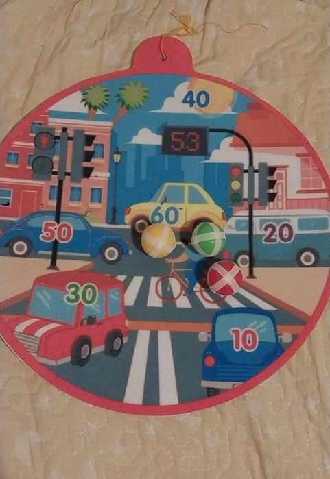 Транспорт, Дартс на липучках с мячами