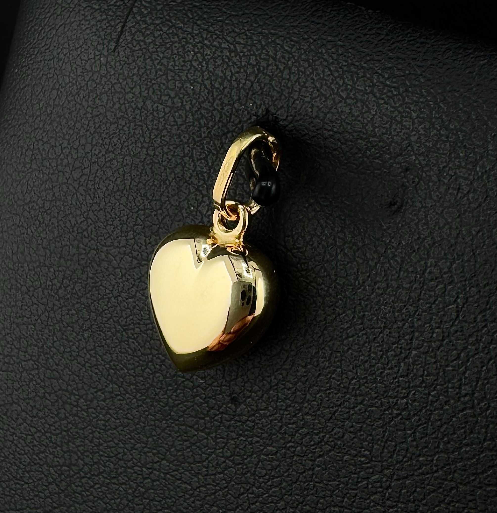 Złota zawieszka serduszko 0,85g PR.585 14K dł. 1cm