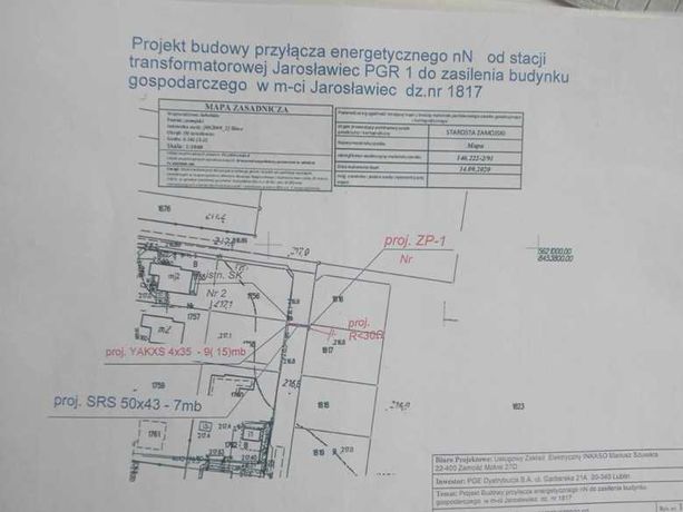 Sprzedam ogrodzoną działkę na spokojnym osiedlu niedaleko Zamościa