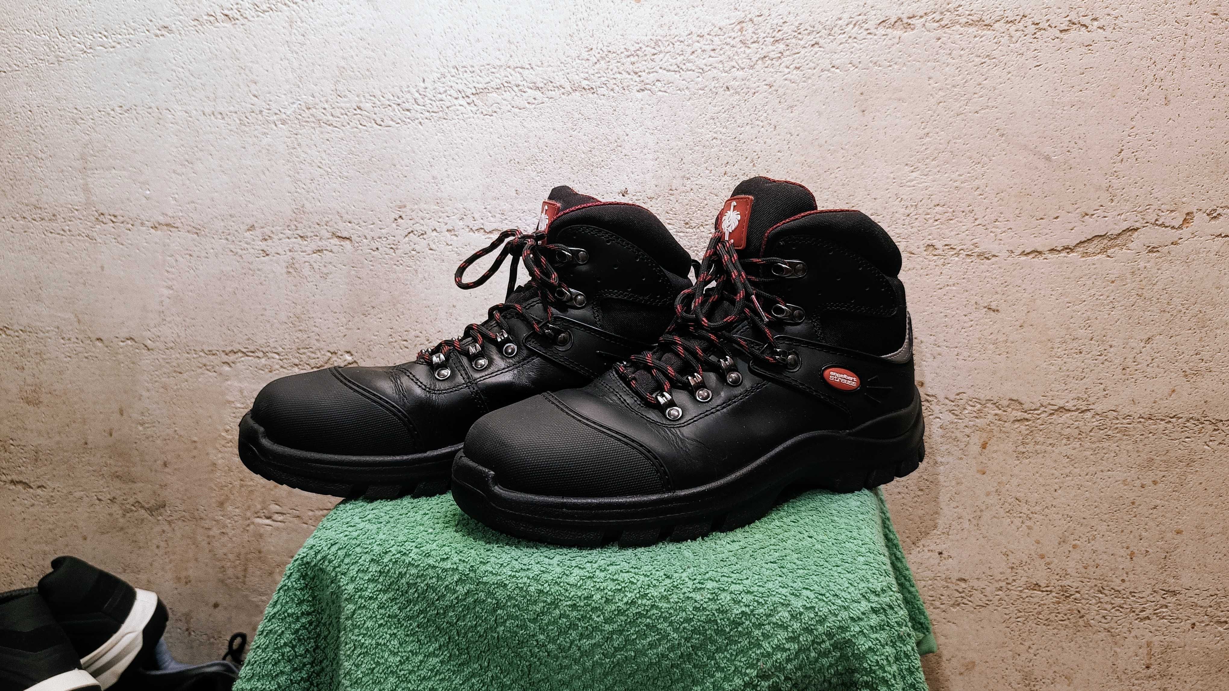 Buty robocze ENGELBERT STRAUSS DAVID S3 SRC r.44 skóra st.bardzo dobry