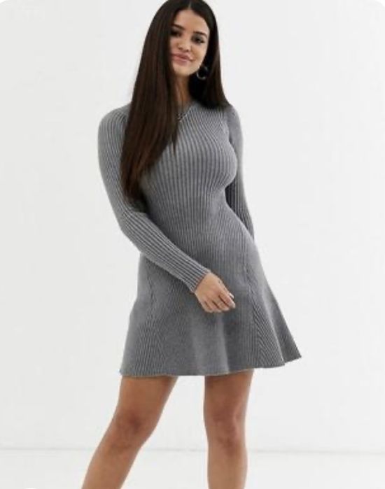 сукня в рубчик плаття по фігурі